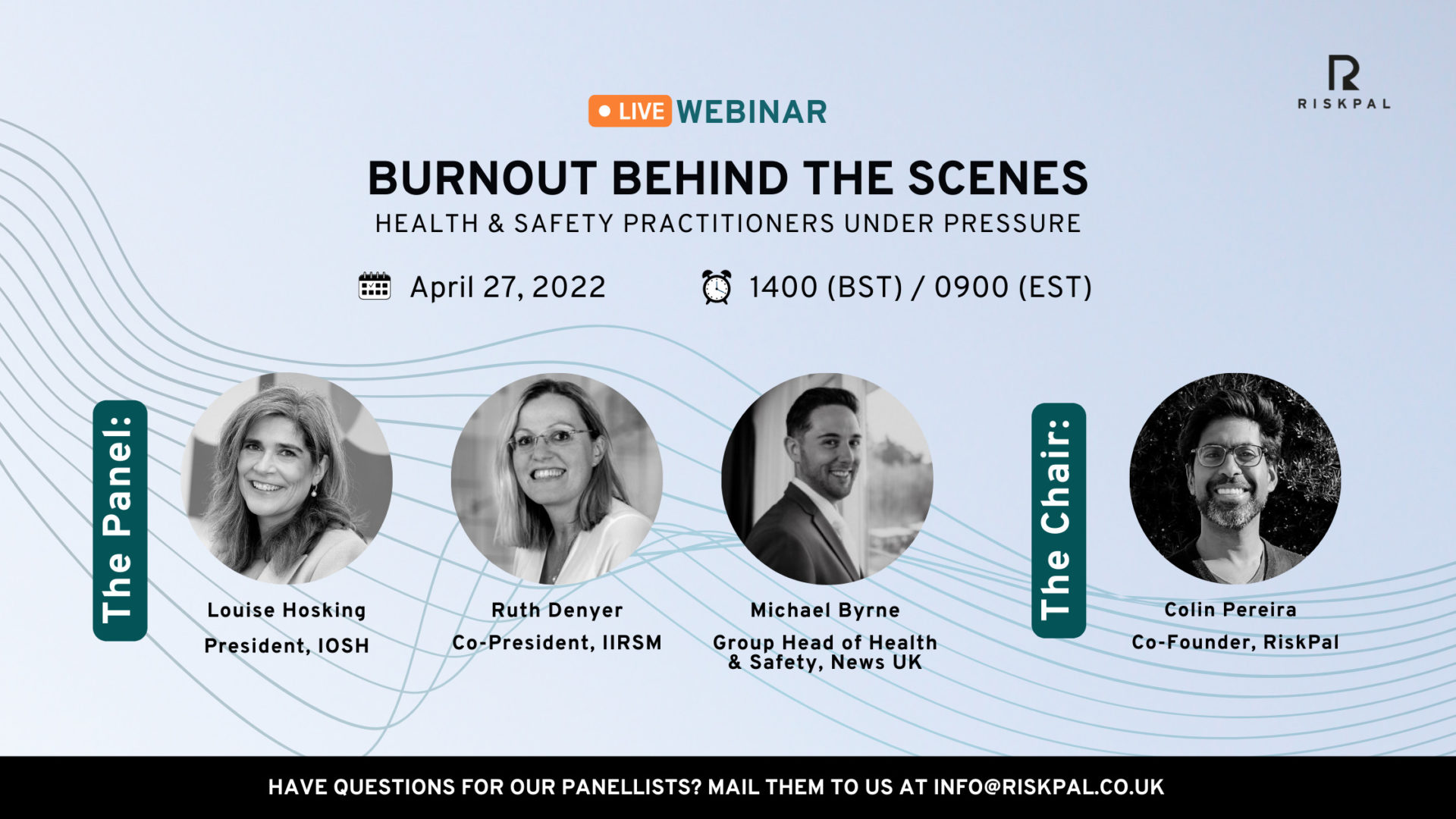 Burnout Behind the Scenes Webinar for Health & Safety Practitioners - RiskPal